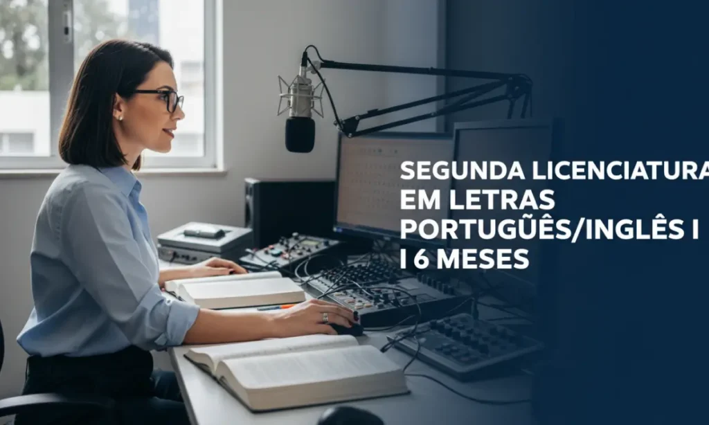Segunda Licenciatura em Letras Português/Inglês I 6 meses