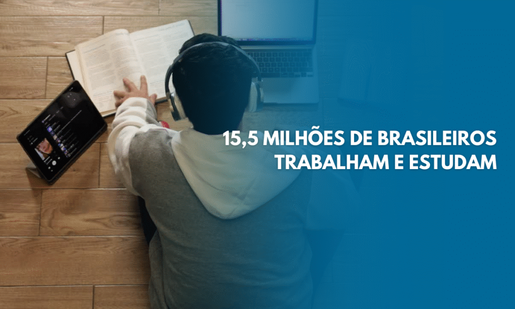 trabalham, estudam, brasileiros