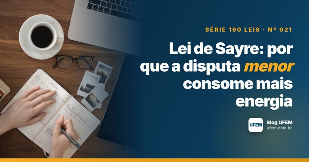 Lei de Sayre: por que a disputa menor consome mais energia
