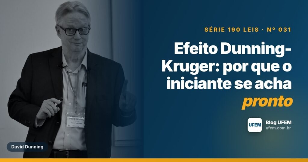Efeito Dunning-Kruger: por que o iniciante se acha pronto