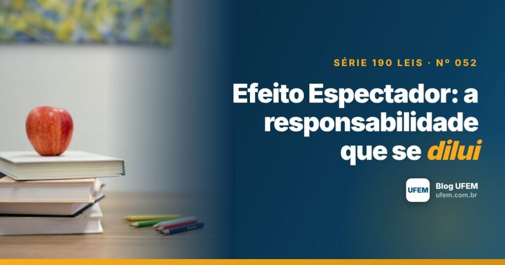 Efeito Espectador: a responsabilidade que se dilui